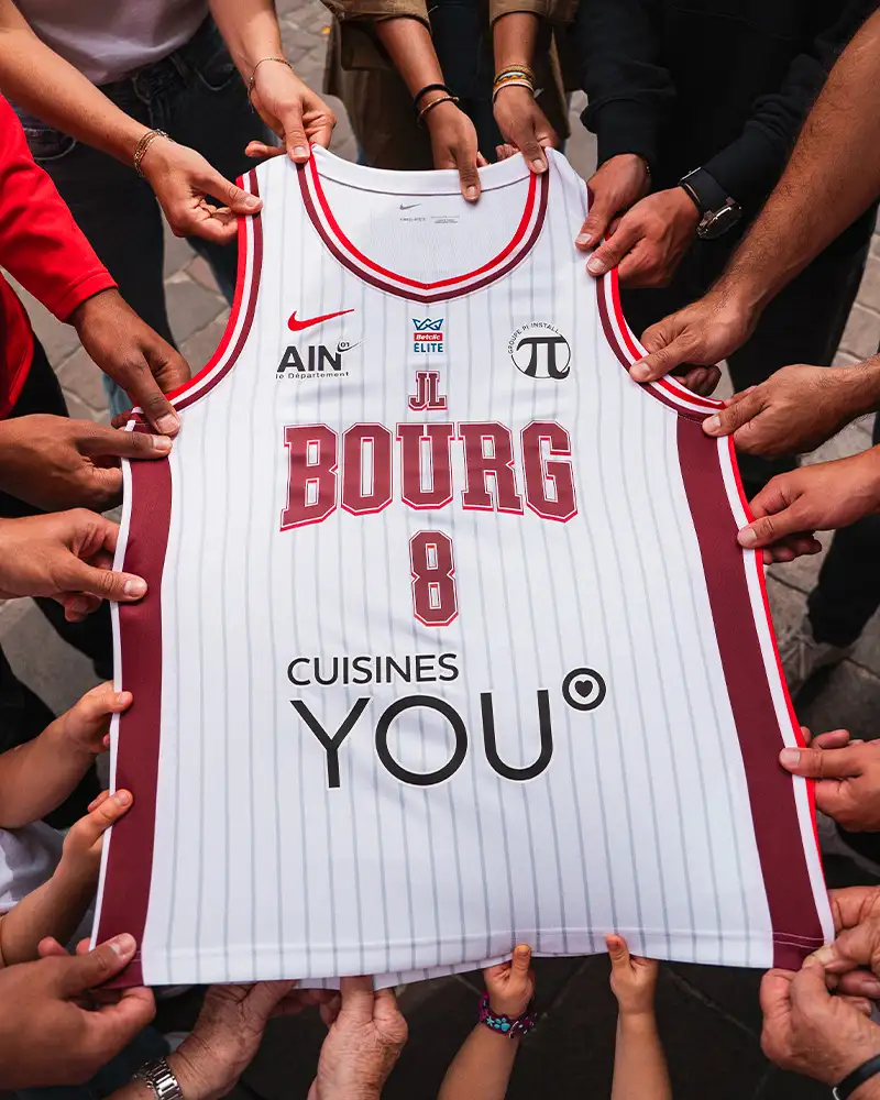 Maillot Réplica BetClic Blanc Adulte 2025.26