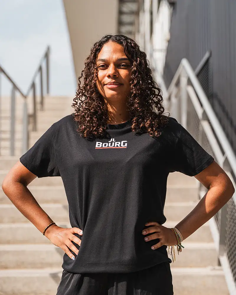 Tee-Shirt Femme JL Bourg Noir