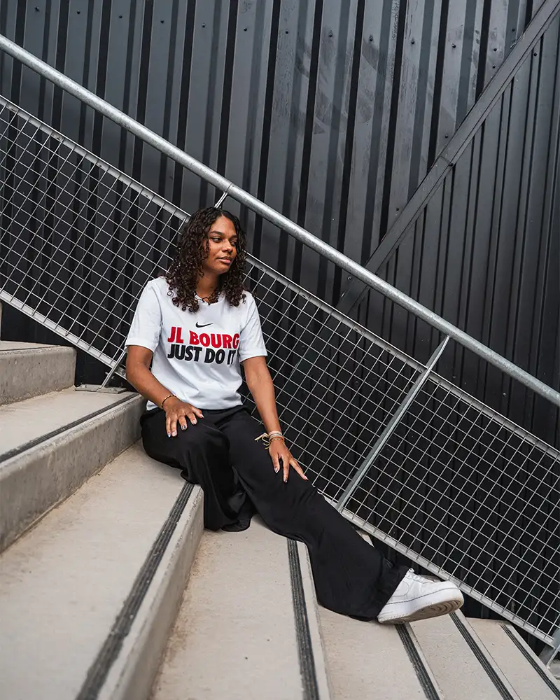 Tee-shirt Just Do It Blanc Femme