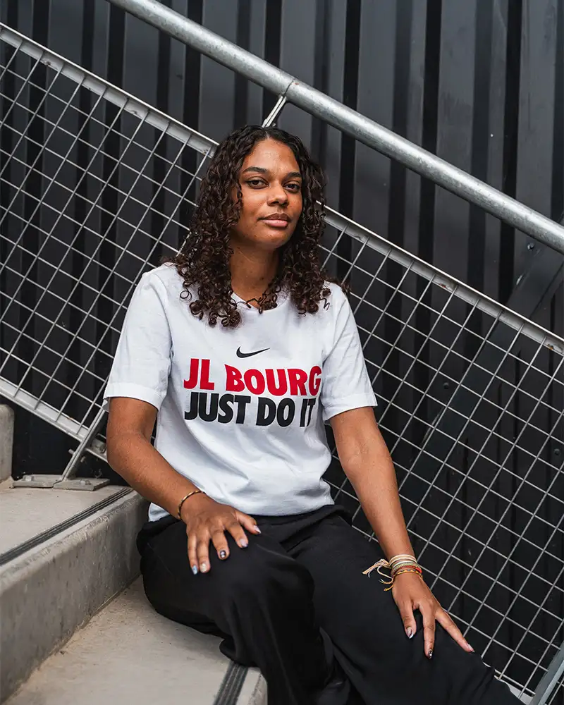 Tee-shirt Just Do It Blanc Femme