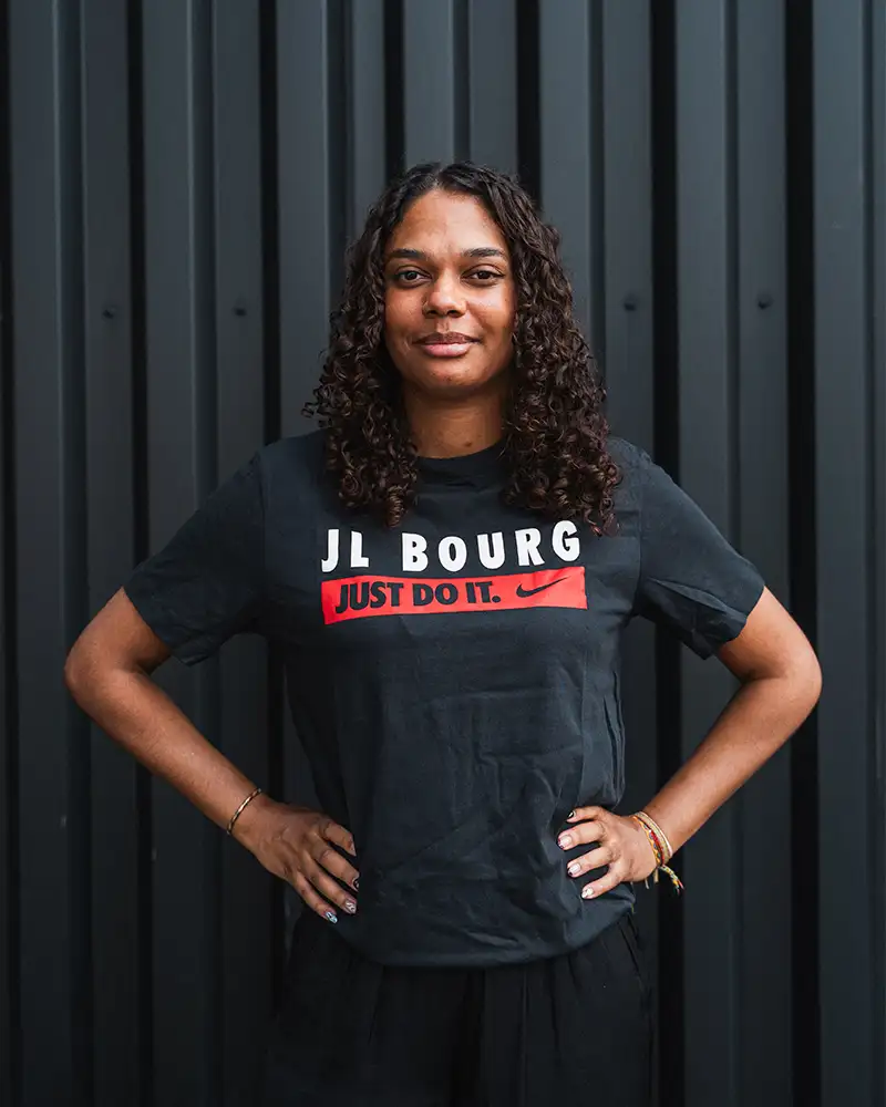Tee-shirt Just Do It Noir Femme