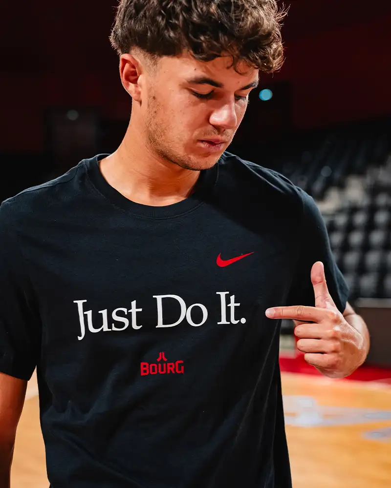 Tee-shirt Just Do It Noir Homme 2025-2026