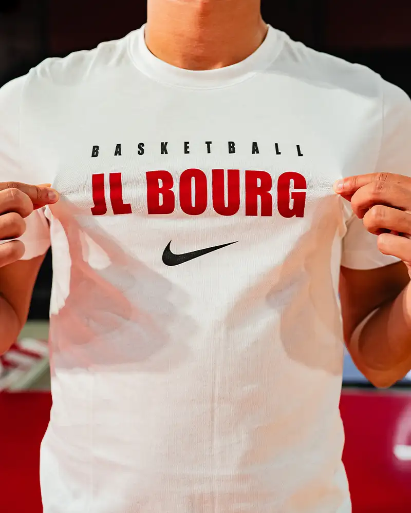 Tee-shirt JL Bourg Basket Nike Blanc Enfant